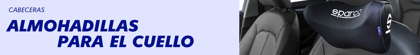 MANEJA CON COMODIDAD Y RELAJACIÓN CON LAS ALMOHADILLAS CERVICALES SPARCO