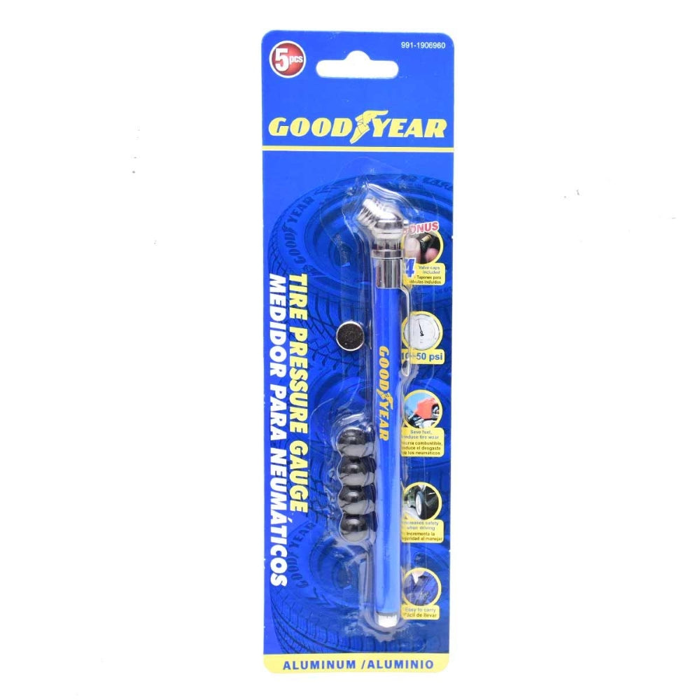 Medidor Aire Good Year 5 Pcs 50 Psi
