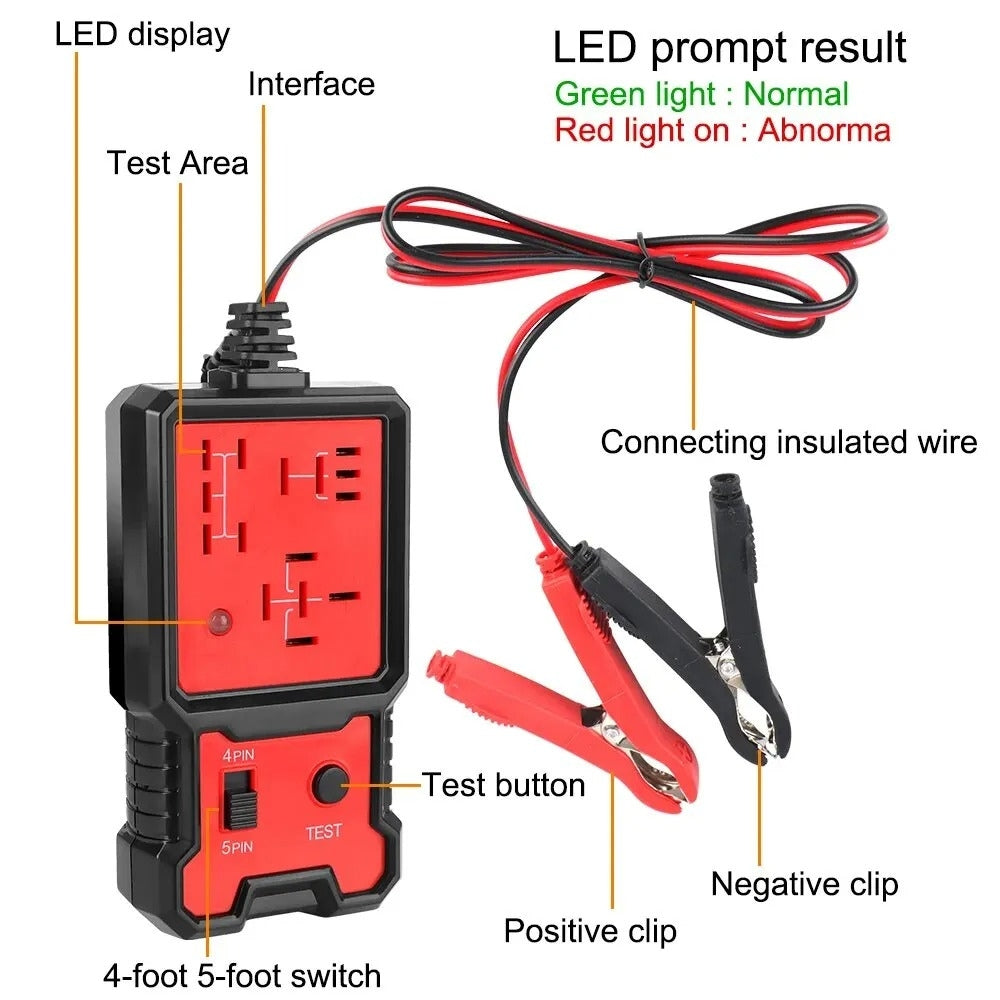 Probador Tester Relay 12v Automotriz
