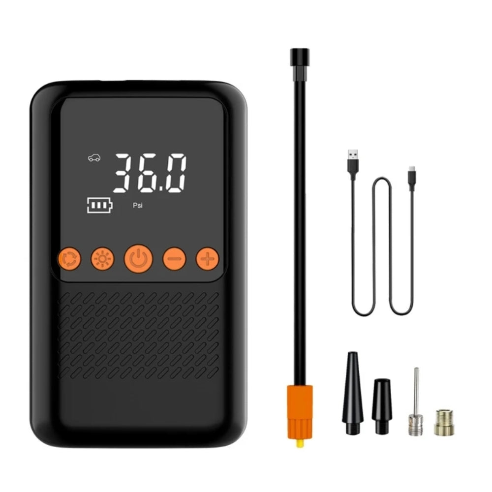 Mini Compresor b-equip Inflador Auto 70W 150 Psi Linterna Cargador