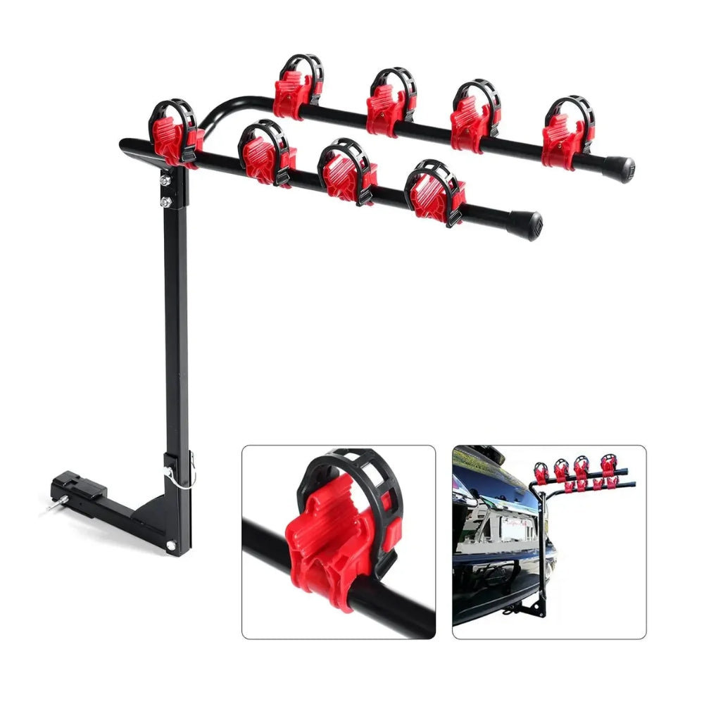 Rack Porta Bicicleta Generico Enganche Remolque 4 Bicicletas