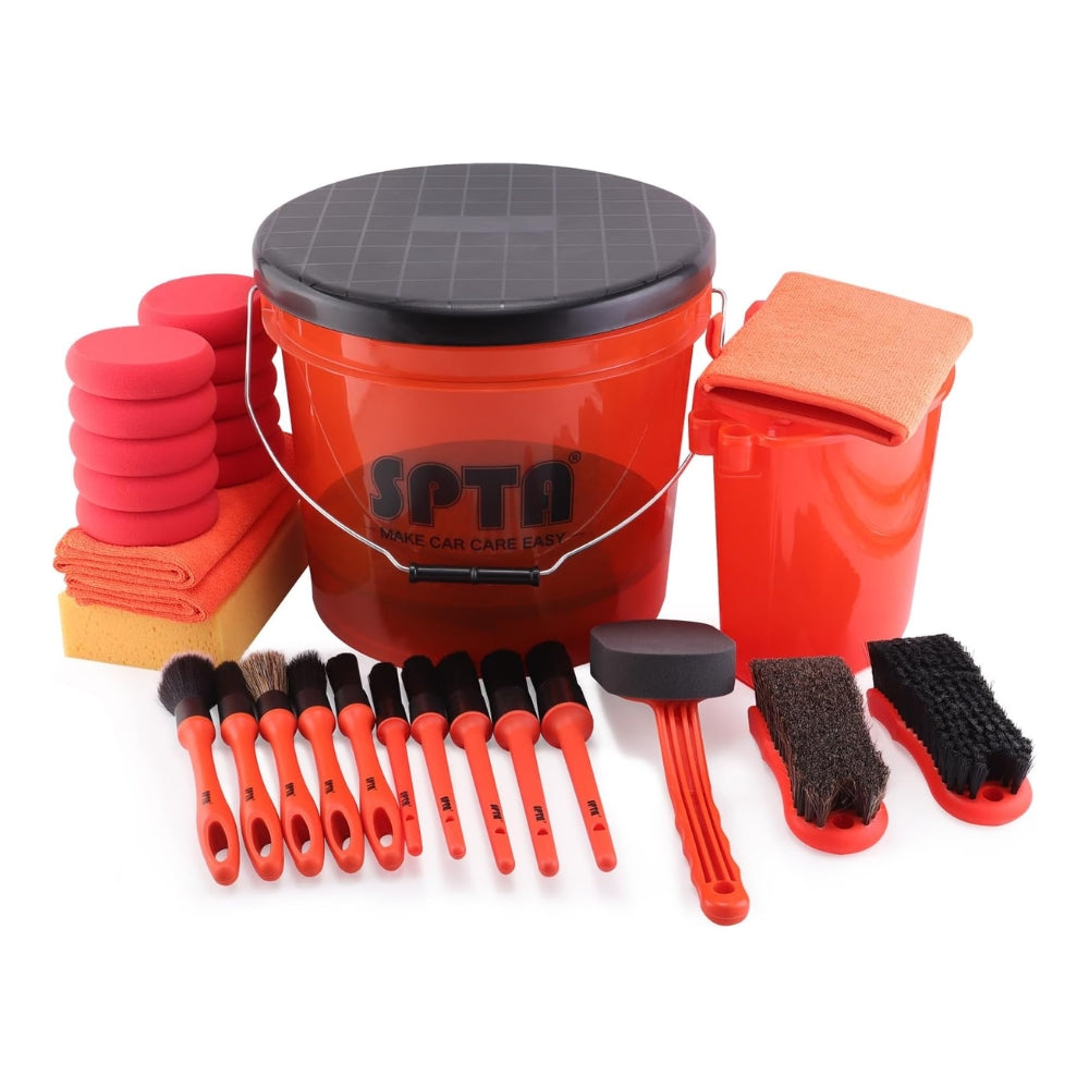Kit Spta de Lavado 29 pzas Cubo 15 L