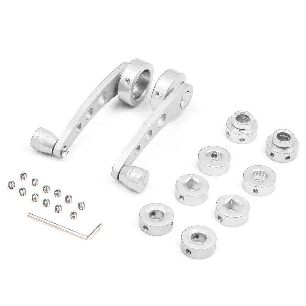 Manija Elevaluna Manual de Aluminio 2 Pcs