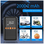 Mini Compresor b-equip Inflador Auto 70W 150 Psi Linterna Cargador