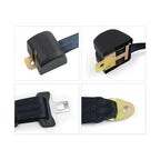 Cinturon Seguridad Universal Rebatible Automatica 2Pcs