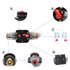 Interruptor de Audio fusible 80A