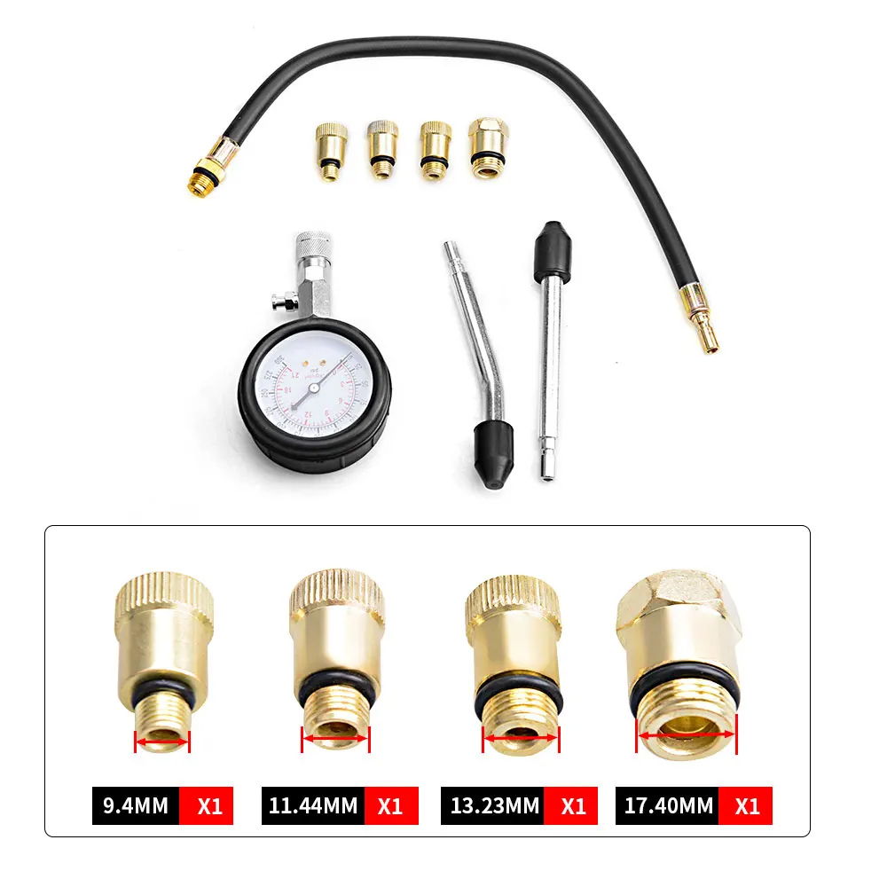 Compresimetro Gasolinero 300 Psi Para Motos Y Autos