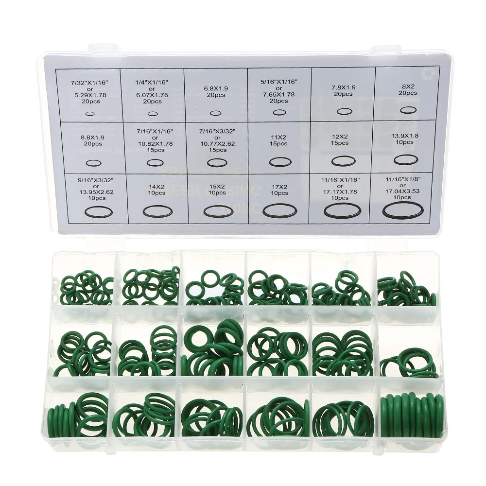 Juegos de anillos de refrigerante de goma para reparación de automóviles
