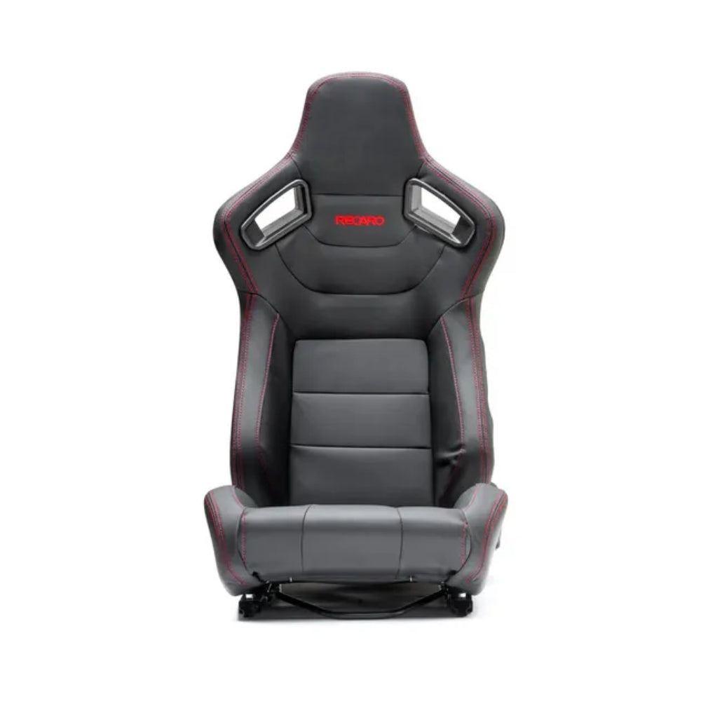Butaca Deportiva Recaro Cuero Pu Recinable + Riel 2pcs