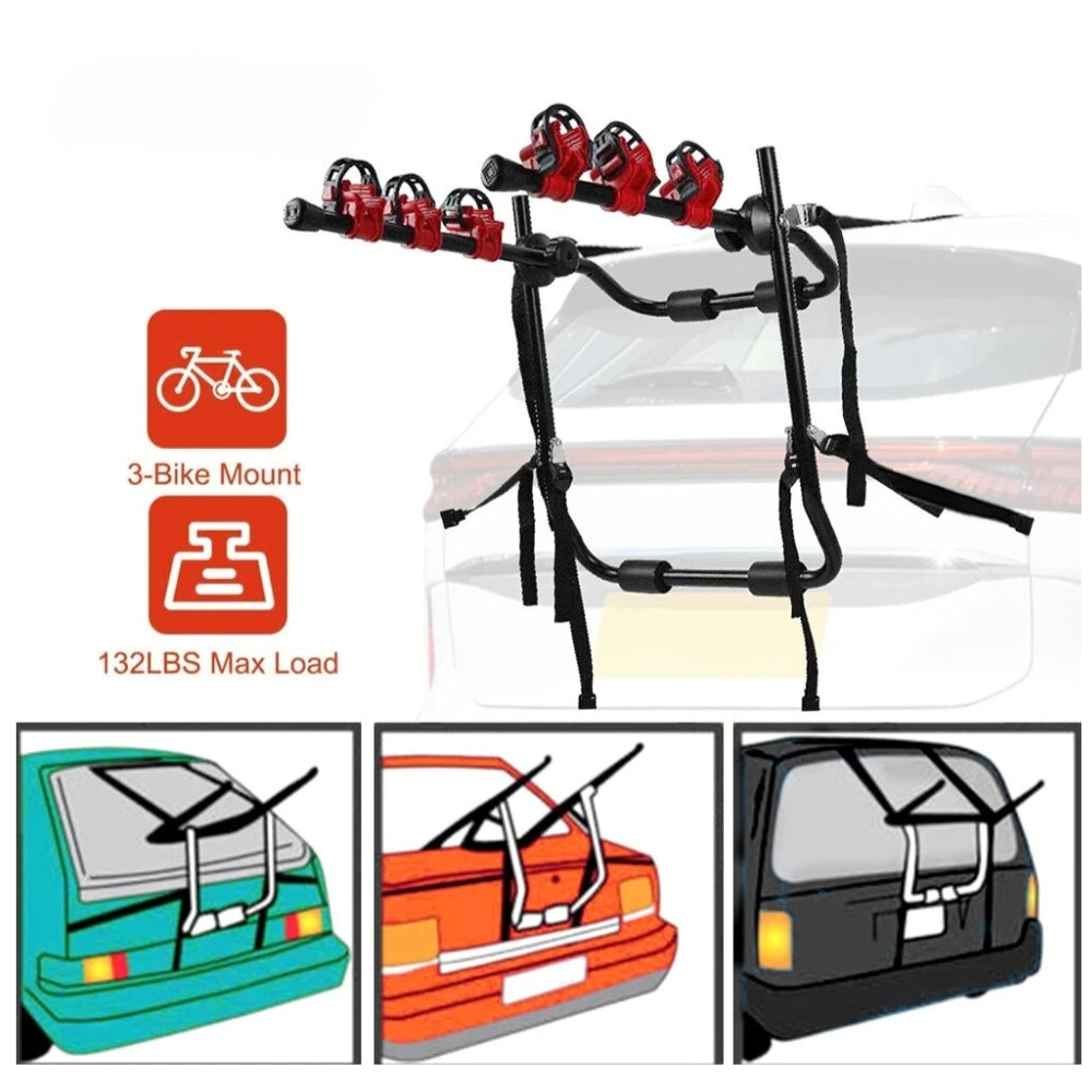 Rack Porta Bicicleta Universal Auto Camioneta 3 Bicicletas