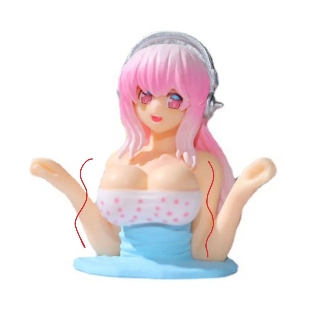 Adorno de Carro Moto Kawaii Movimiento