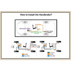 Freno Mano Universal Hidraulico Drift Vertical Auto