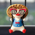 Colgando Parabrisa Auto Decorativo Patito Lentes Muñeco