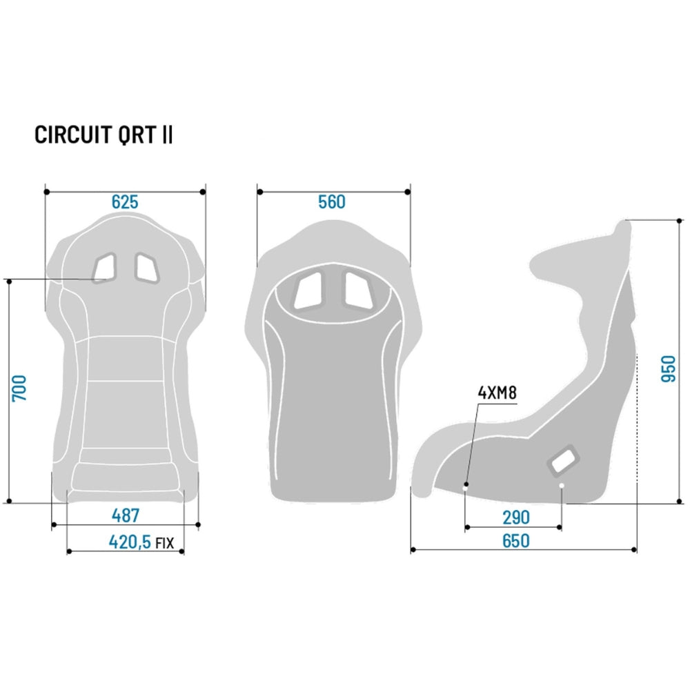 Butaca Sparco CIRCUIT II QRT