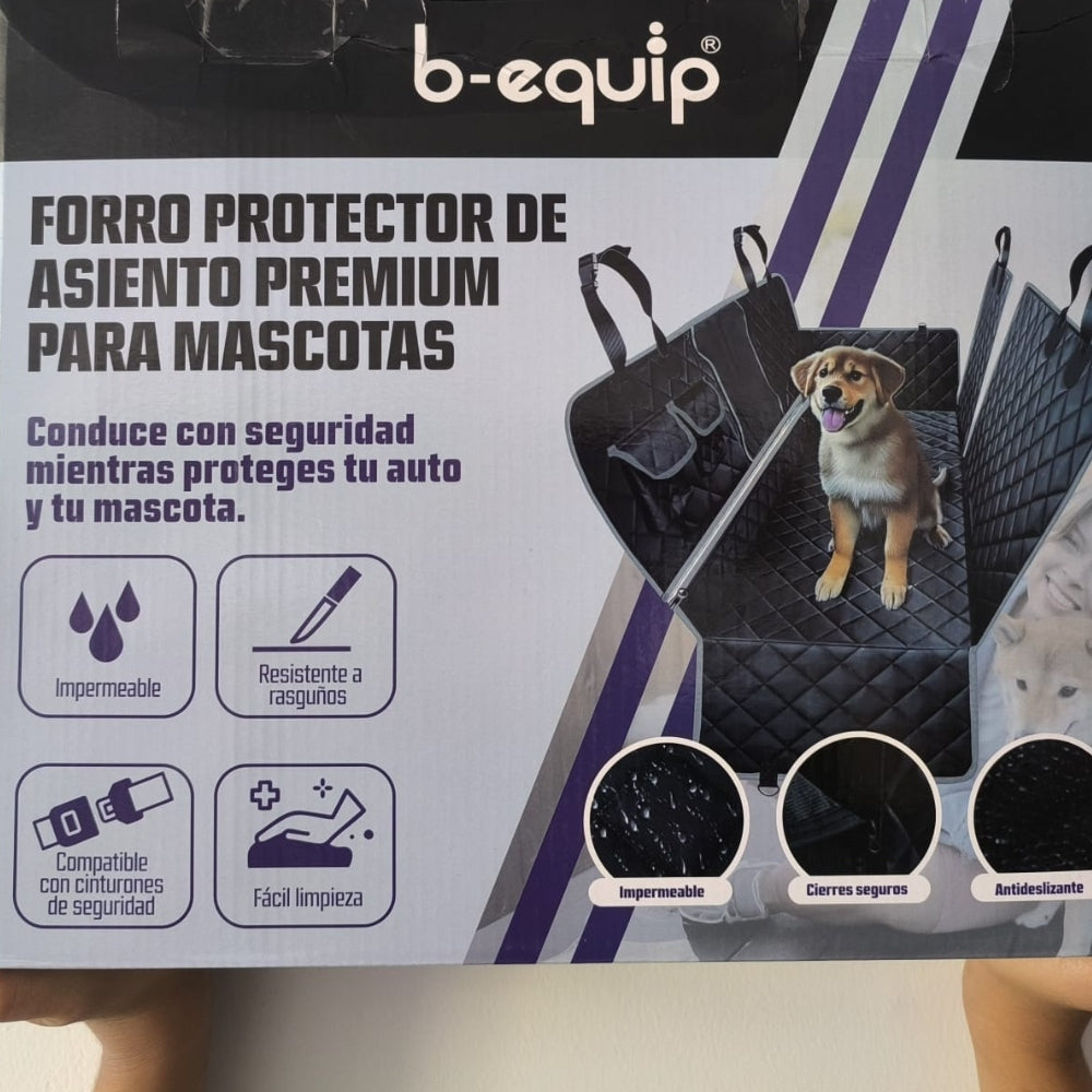 Forro Protector de Asiento B-Equip Premium para Mascotas