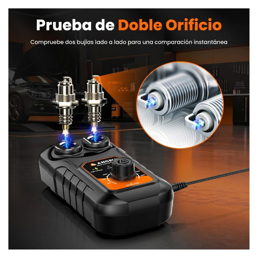 Probador de bujías ANCEL 6000 Rpm Automotriz