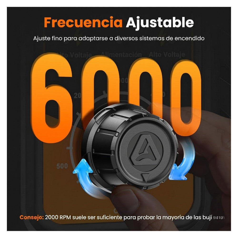 Probador de bujías ANCEL 6000 Rpm Automotriz