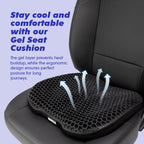 Cojin Asiento Gel Sparco Premium Memoria de Forma