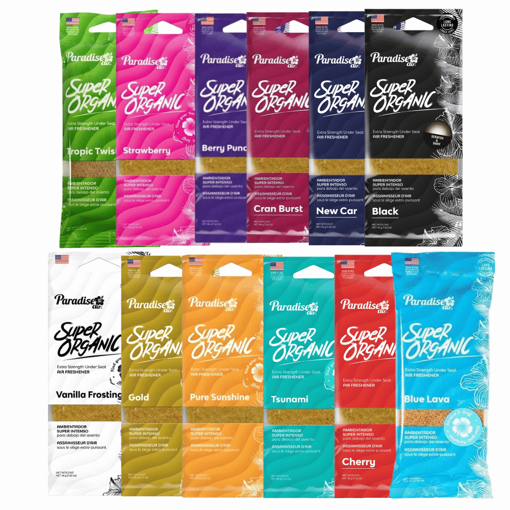 Ambientador Paradise Super Organic Mix Pack 12