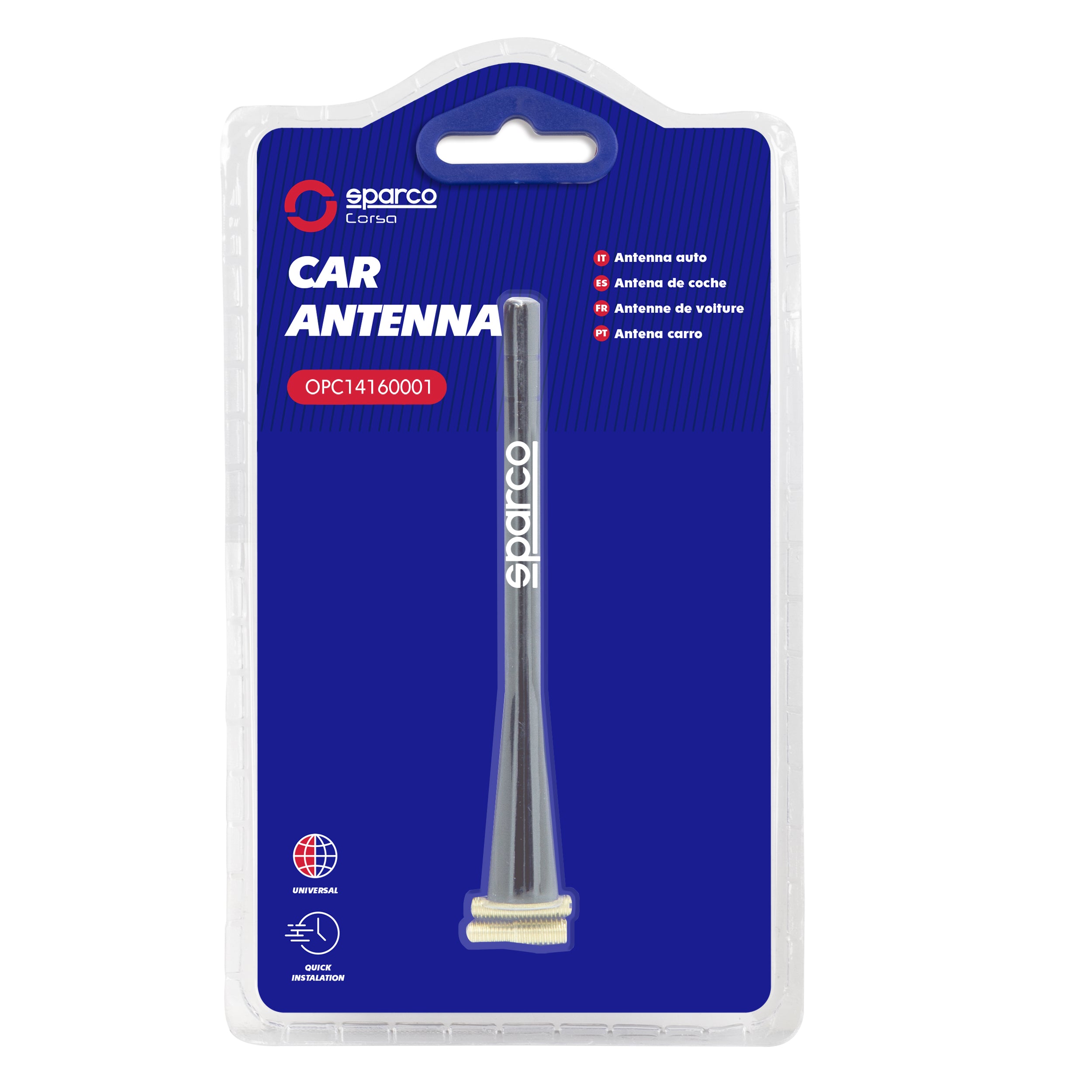 Antena Sparco Estilo Urbano Universal RADIO FM Y AM