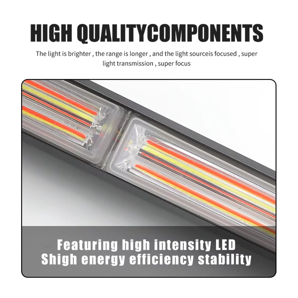 BARRA LED COB ESTROBO EMERGENCIA POLICIAL 6 COB