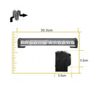 BARRA LED STROBO POLICIA EMERGENCIA 12 LED
