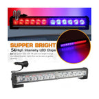 BARRA LED STROBO POLICIA EMERGENCIA 12 LED
