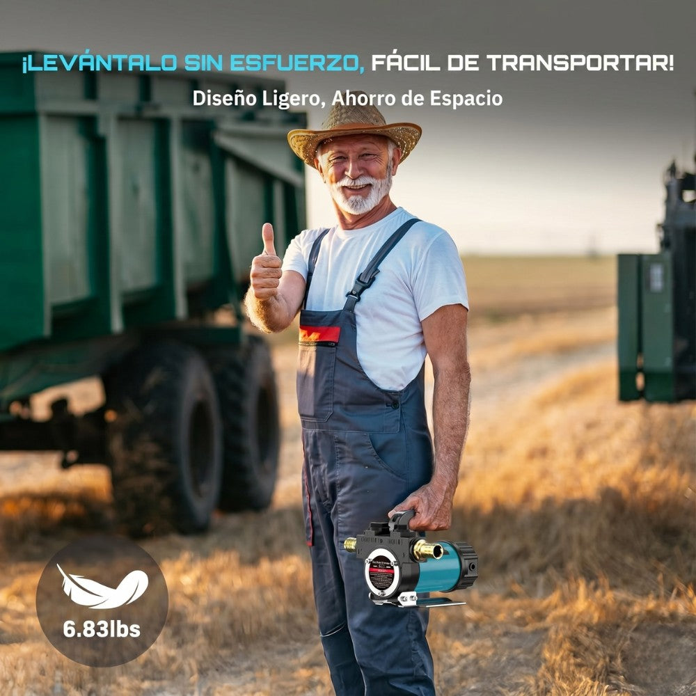 Bomba Transferencia Diésel 12V Boquilla Manguera