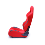BUTACA SPARCO RECINABLE RIEL CON TELA C/ CUERO