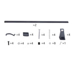 Barra De Techo 120cm Auto Parrilla Porta Equipaje Universal