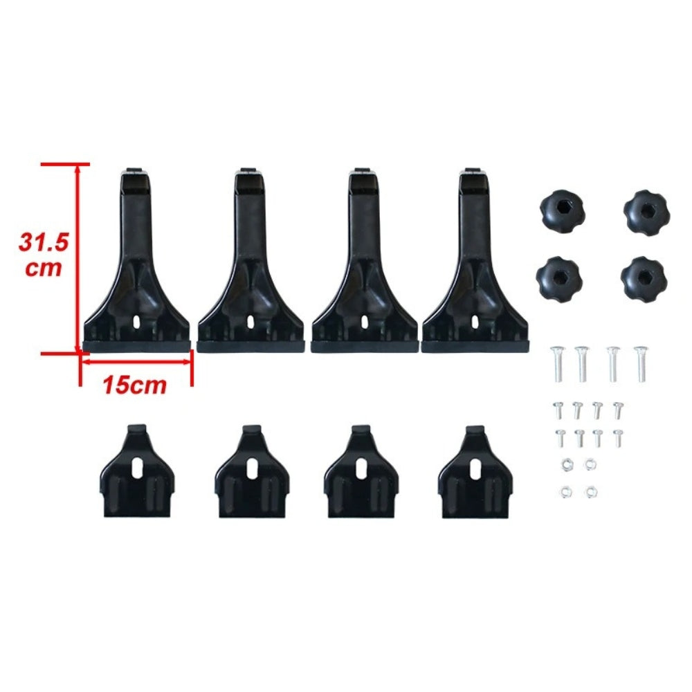 Barra De Techo 140cm Auto Parrilla Porta Equipaje Universal