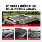 Barras Transversales Techo Universal 135 cm 2 pcs