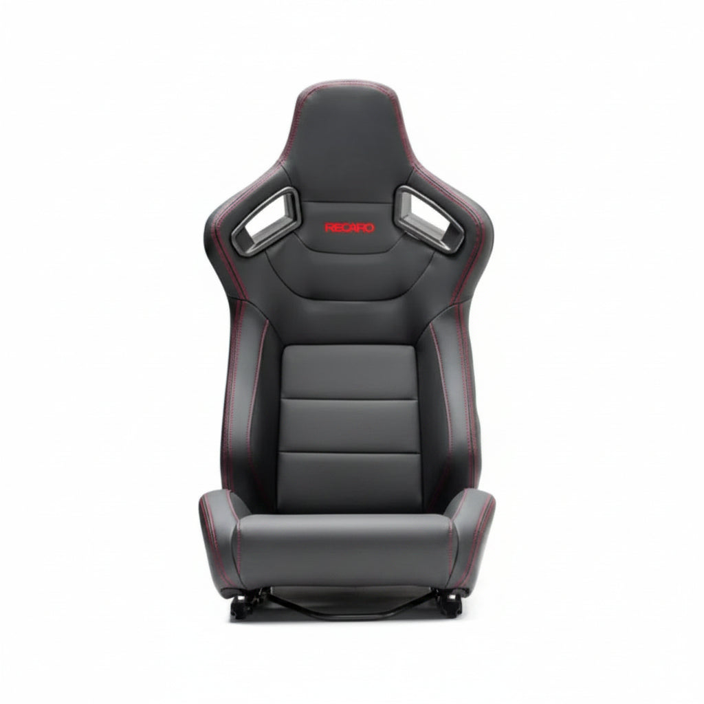 Butaca Deportiva Recaro Cuero Pu Recinable + Riel 2pcs