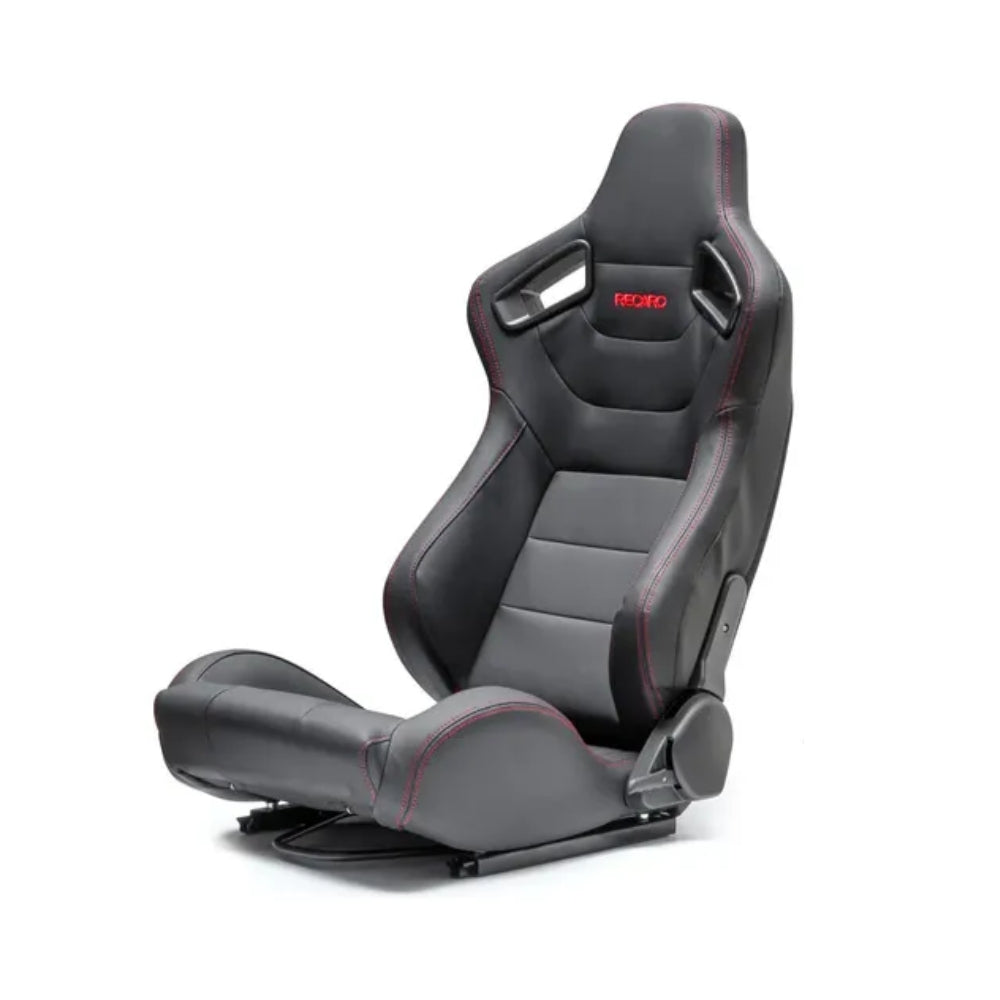 Butaca Deportiva Recaro Cuero Pu Recinable + Riel 2pcs