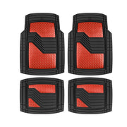 Piso Cat Alta Resistencia 4PCS Rojo