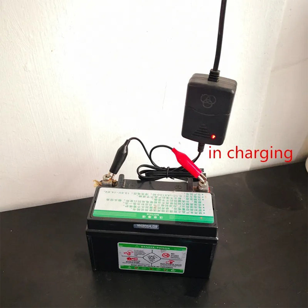 Cargador Batería Plomo Acido Agm Gel 12v 1.5A Cocodrilo