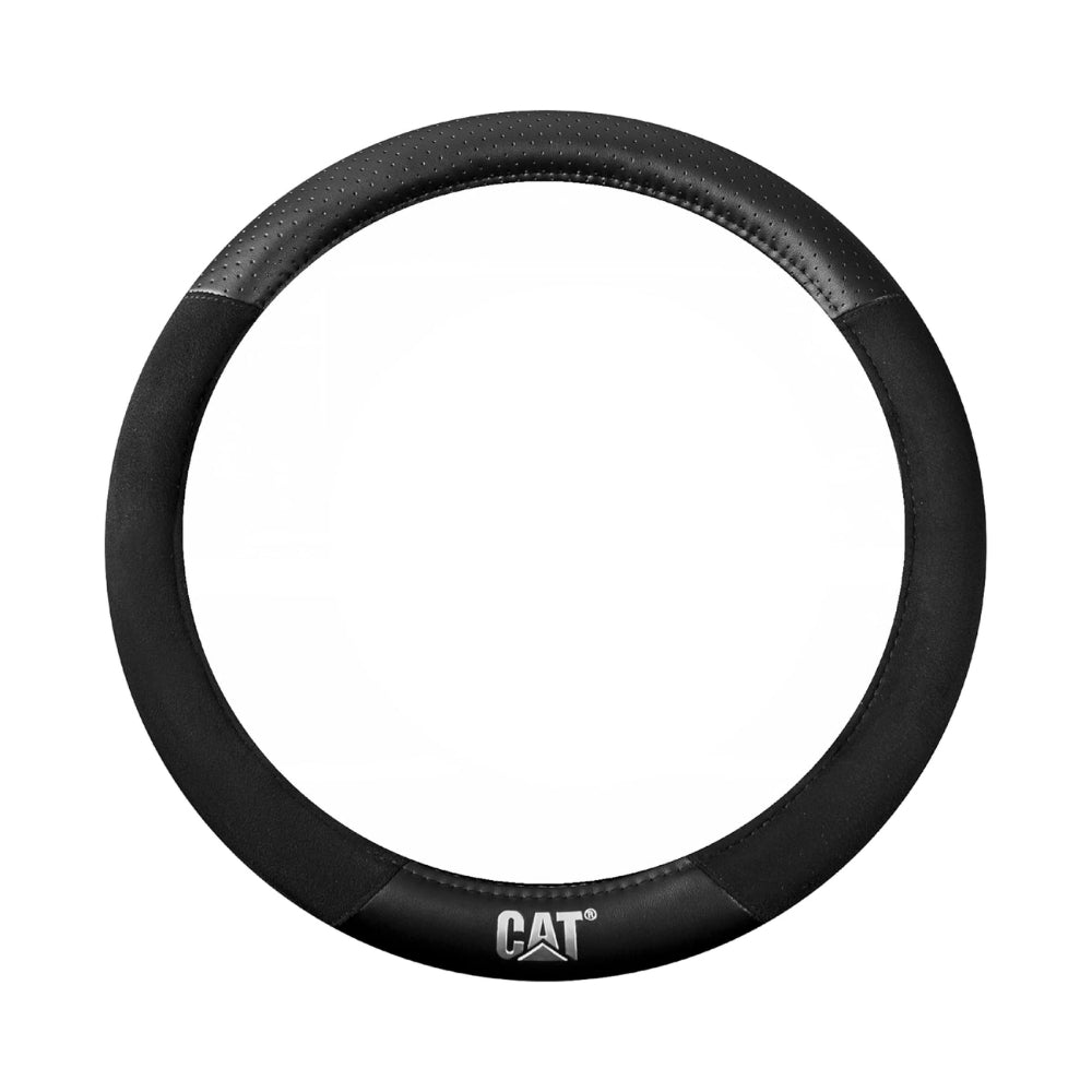 FORRO DE TIMON CAT ERGONOMICO 38.1CM FIBRA DE CARBONO HEXAGONAL NEGRO