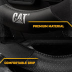 FORRO DE TIMON CAT ERGONOMICO 38.1CM FIBRA DE CARBONO HEXAGONAL NEGRO
