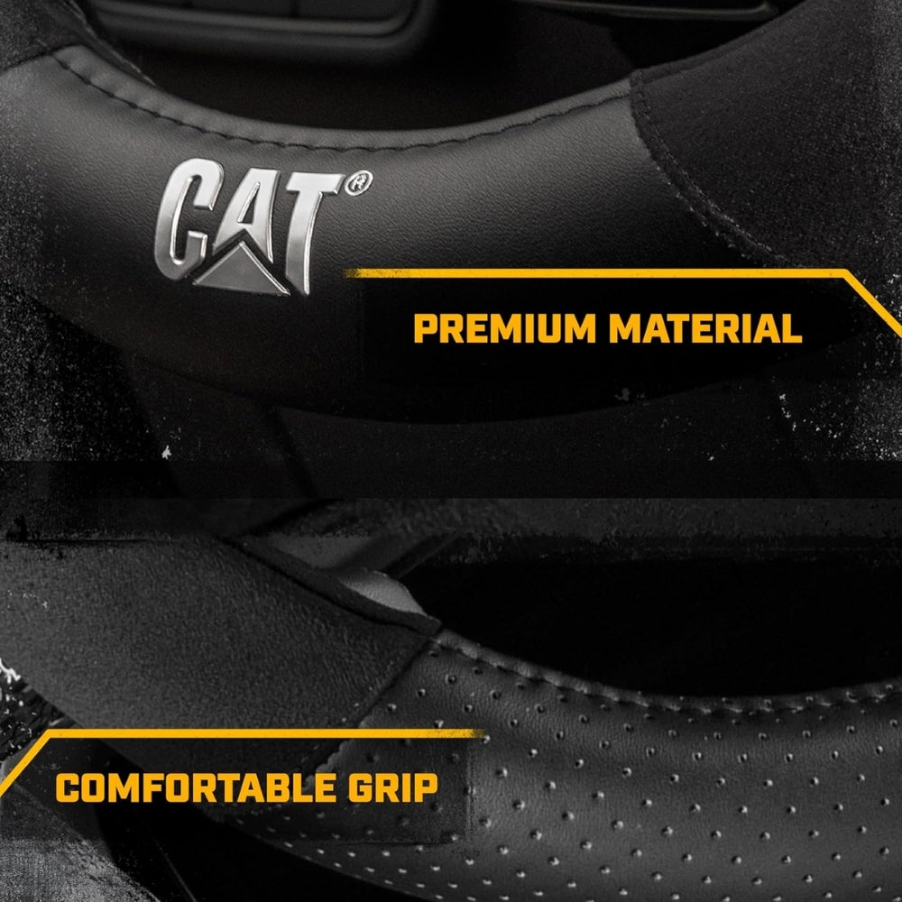 FORRO DE TIMON CAT ERGONOMICO 38.1CM FIBRA DE CARBONO HEXAGONAL NEGRO