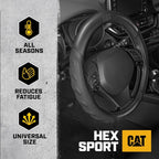 FORRO DE TIMON CAT ERGONOMICO 38.10CM FIBRA DE CARBONO HEXAGONAL