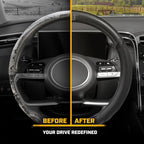 FORRO DE TIMON CAT ERGONOMICO 38.10CM FIBRA DE CARBONO HEXAGONAL