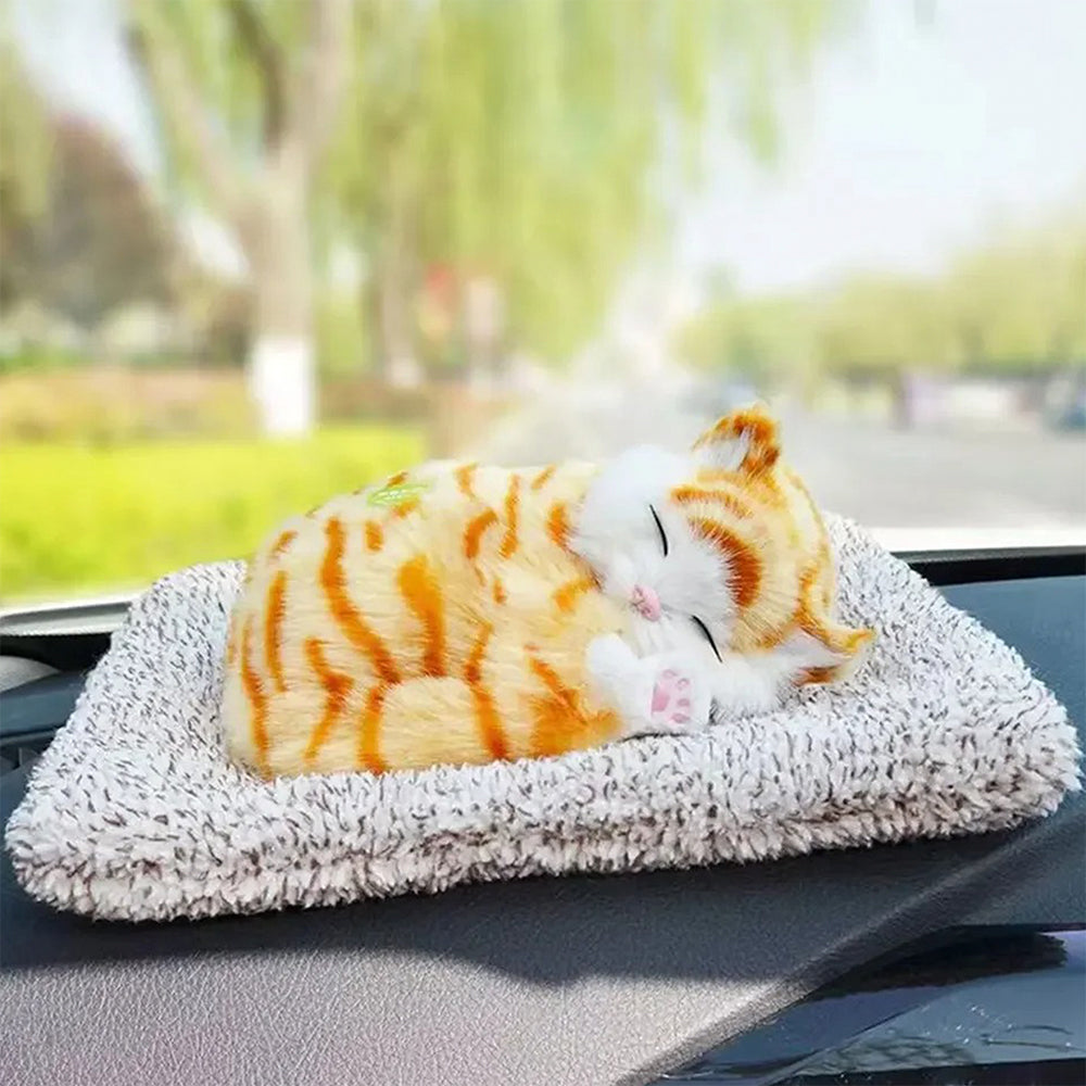 Adorno Mini Gato Peluche Auto Oficina Casa
