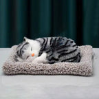 Adorno Mini Gato Peluche Auto Oficina Casa