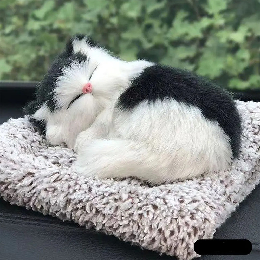 Adorno Mini Gato Peluche Auto Oficina Casa