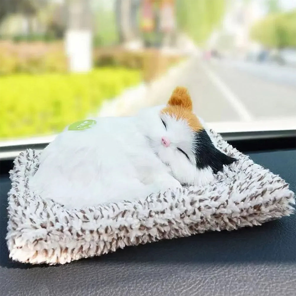 Adorno Mini Gato Peluche Auto Oficina Casa