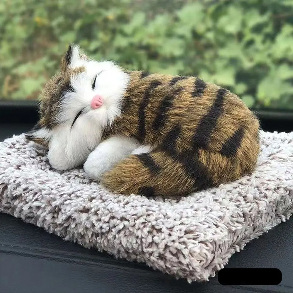 Adorno Mini Gato Peluche Auto Oficina Casa