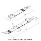 Cinturón de Seguridad de 2 Puntos Ajustable para Auto