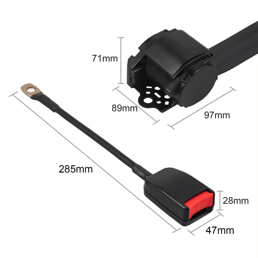 Cinturon Seguridad Universal Rebatible Automatica