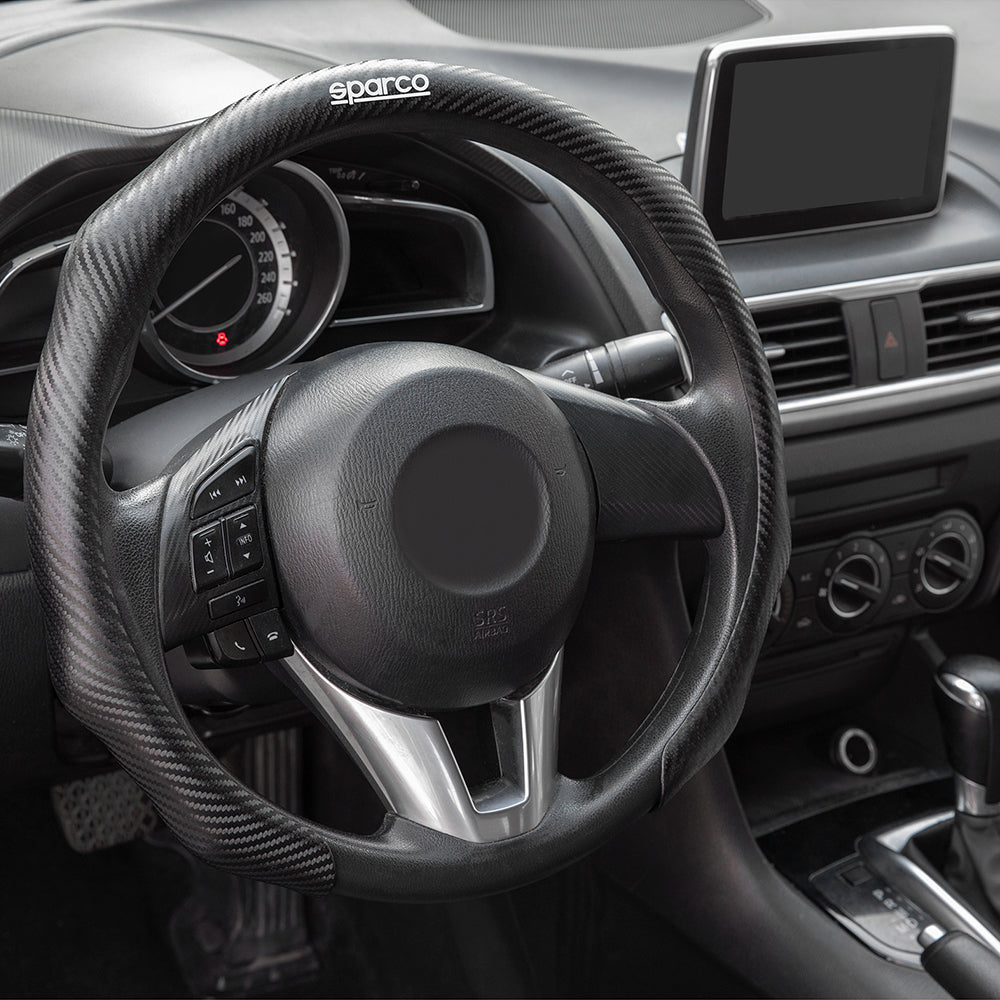 Funda de Timon Sparco Volante Antideslizante Sps139 Fibra Volante