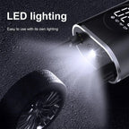 Mini Compresor b-equip Inflador Auto 70W 150 Psi Linterna Cargador